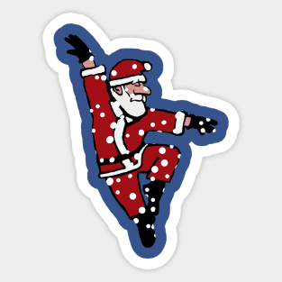 Dancing Santa 1 Sticker